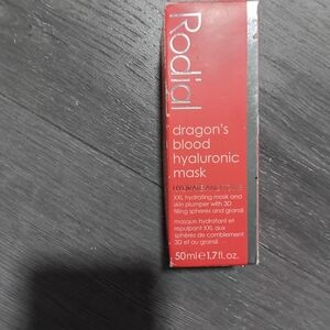 Factory Sealed Rodial Dragon's Blood Hyaluronic Mask - Red and Silver Packaging